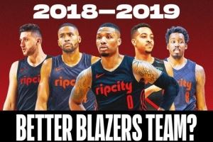 杨瀚森在列！美媒发问：现今的开拓者比2019年双枪那支更强吗？